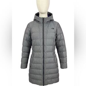 The North Face Women’s Heather Gray Long Puffer Coat
